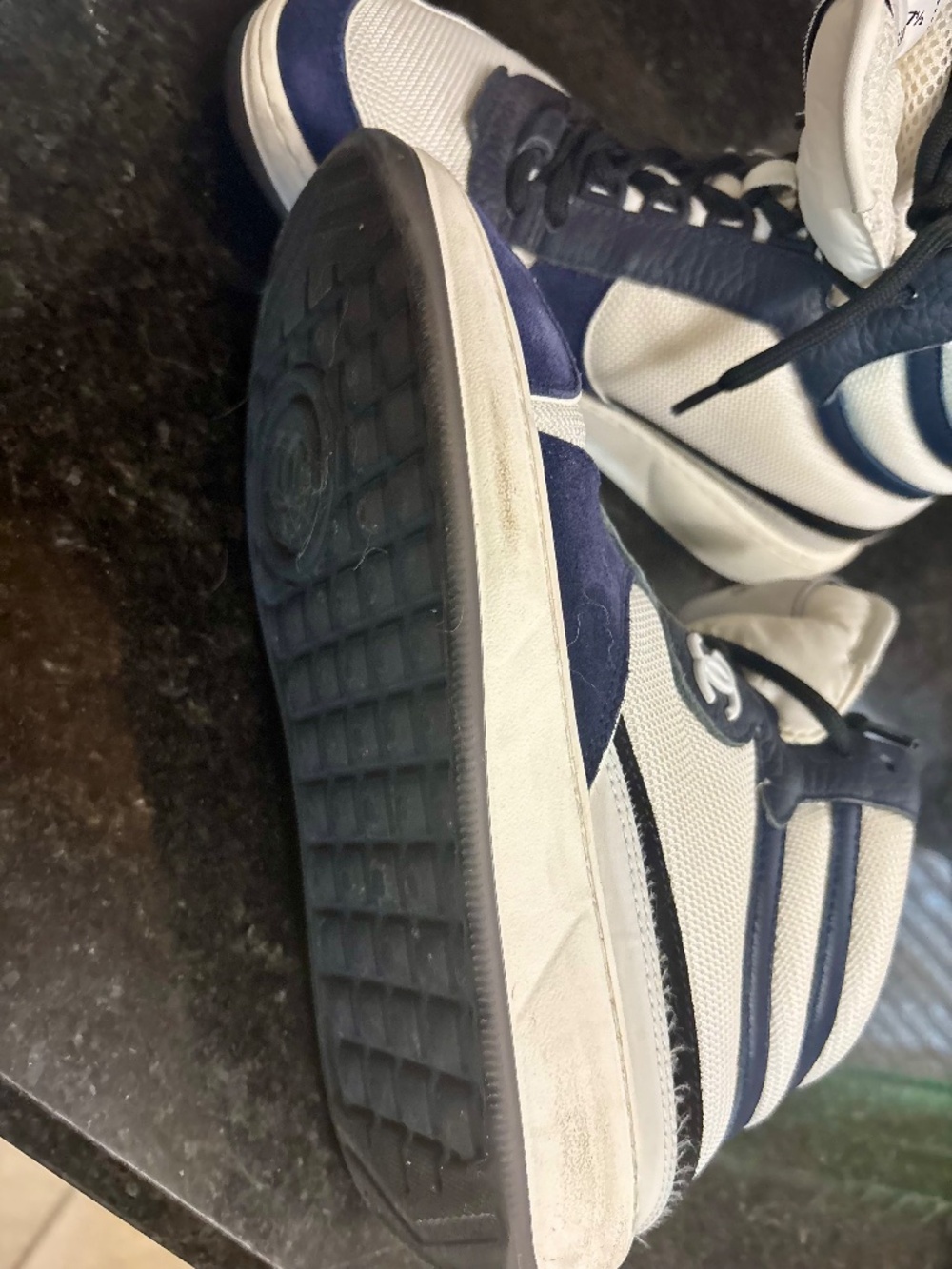 Chanel high top sneakers - Picture 5 of 6